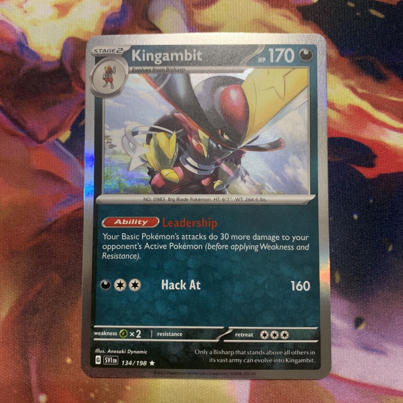 Kingambit (sv1-134) - Pokémon Card Database - PokemonCard