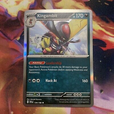 Kingambit 134/198 * SCARLET & VIOLET ENGLISH * ULTRA RARE HOLO POKEMON CARD  TCG