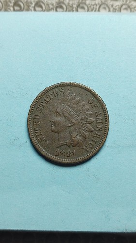 1881 Indian Head Cent VF Light Porosity Y324