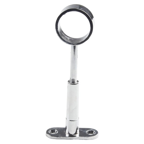 Extendable Round Centre Support Bracket for Wardrobe Rail Rod Socket 25mm - Picture 5 of 39