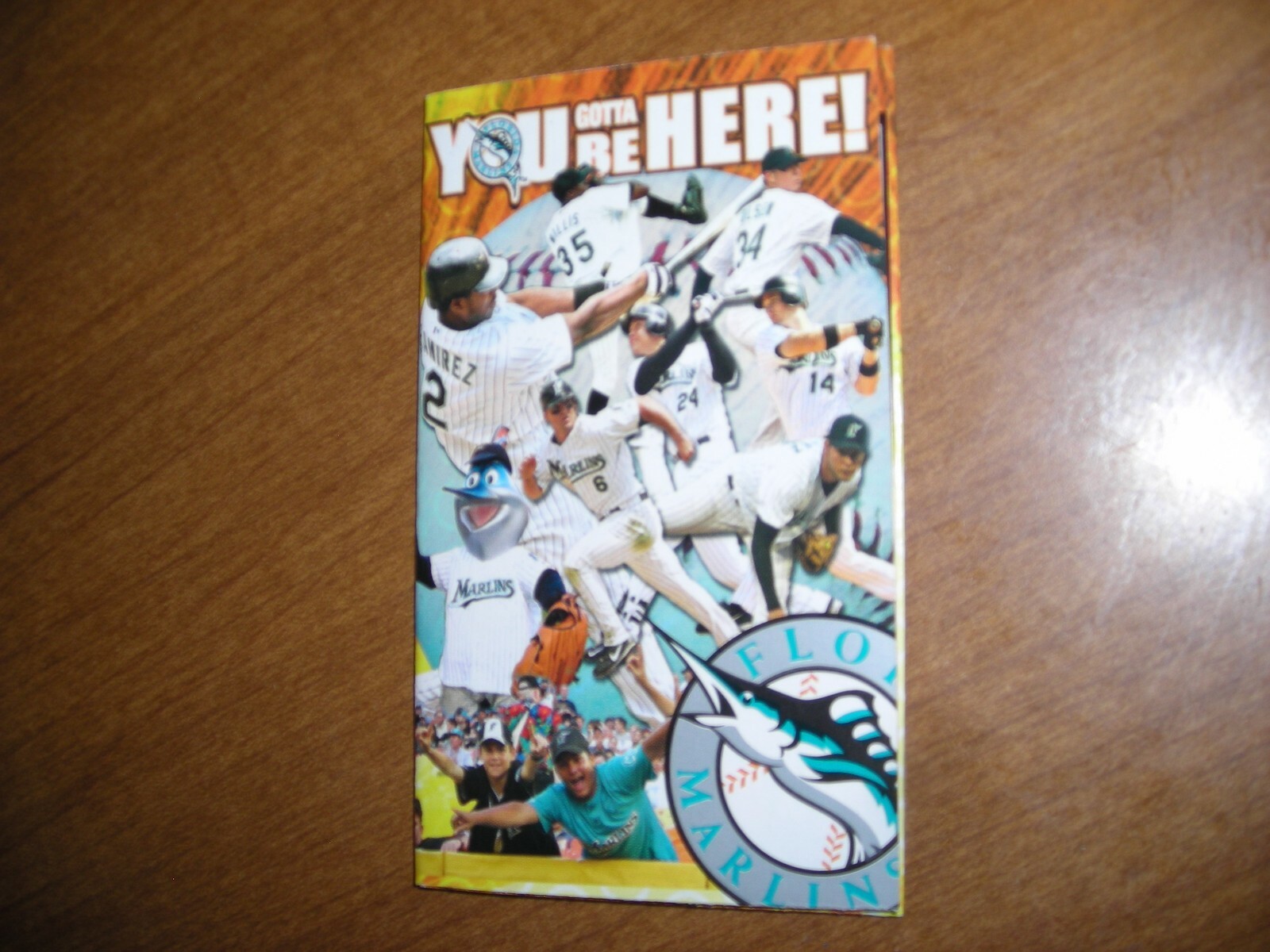 2007 MLB, Florida Marlins, team pocket schedule, "Willis, Olsen, and more  on cov | eBay