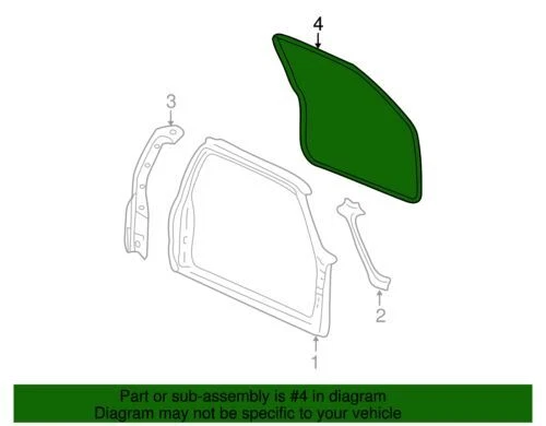 Restricción climática puerta trasera delantera genuina GM 2007-2013 Chevrolet GMC 22766379 Foto 2 de 2