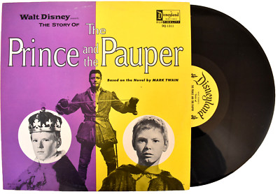 THE PRINCE AND THE PAUPER SOUNDTRACK OST DISNEYLAND VINYL LP RECORD MARK TWAIN