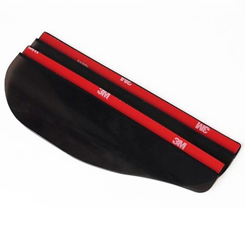 Black 2pcs Car Rear View Side Mirror Rain Board Eyebrow Guard Sun Visor - Picture 10 of 12
