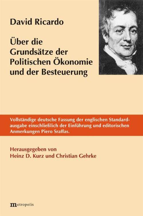 Über Die Grundsätze Der Politischen Ökonomie Und Der Besteuerung |