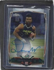DAMIEN WILLIAMS 2014 TOPPS CHROME ON CARD ROOKIE AUTO RC #220