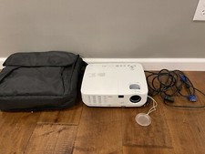 NEC NP215 DLP Projector White Projector w/ Power Cord - Untested As Is