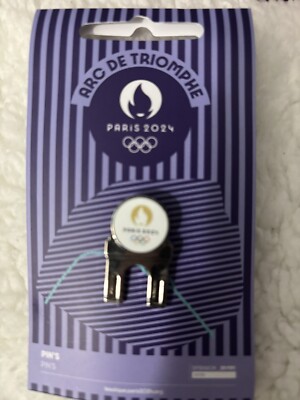 New Official Paris 2024 Olympics Games L Arc De Triomphe Logo Pin Badge Rare