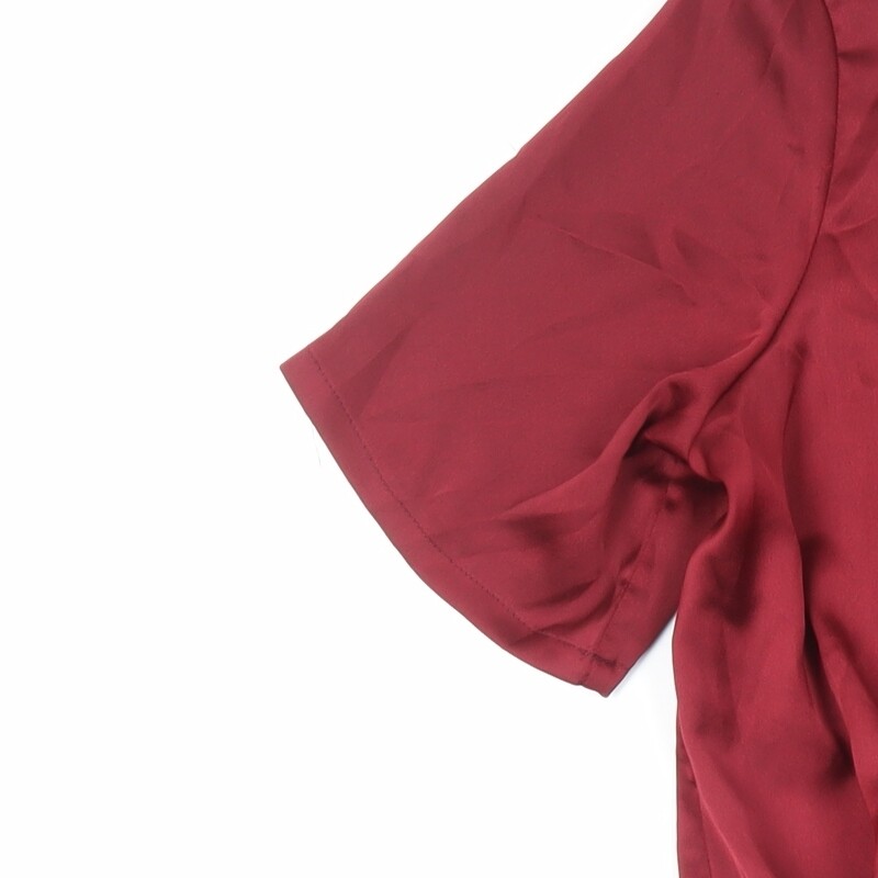 Missguided Womens Red Polyester Basic Blouse Size… - image 7
