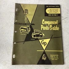 Guaranteed Parts Component Parts Guide Autolite Delco-Remy Chrysler starters