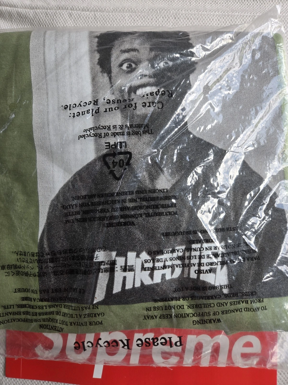 TEE SHIRT SUPREME THRASHER HAROLD HUNTER MOUSSE TAILLE GRAND FW24 (AUTHENTIQUE) 
