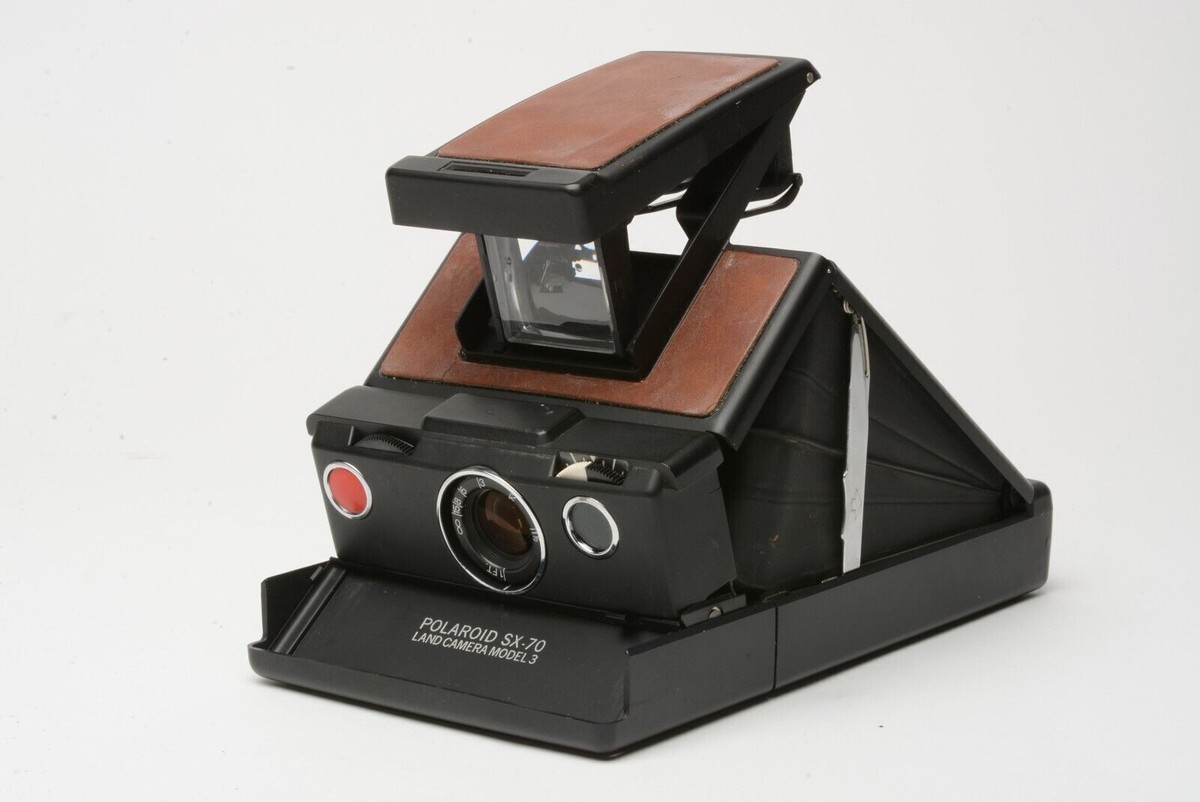 E214 ポラロイド　SX-70 LAND CAMERA Polaroid SX-70 Land Camera Model III, Tested, Nice & Clean +