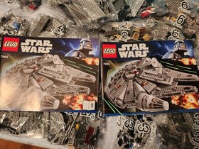 Star Wars LEGO (7965) Millennium Falcon Complete Incomplete No Minifigs 