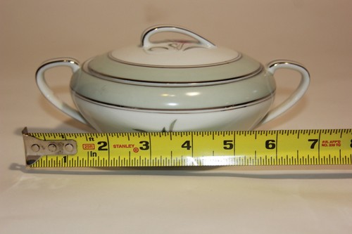 VTG Noritake China Clarabell Sugar Bowl/Lid and Creamer 5557 - Picture 9 of 11