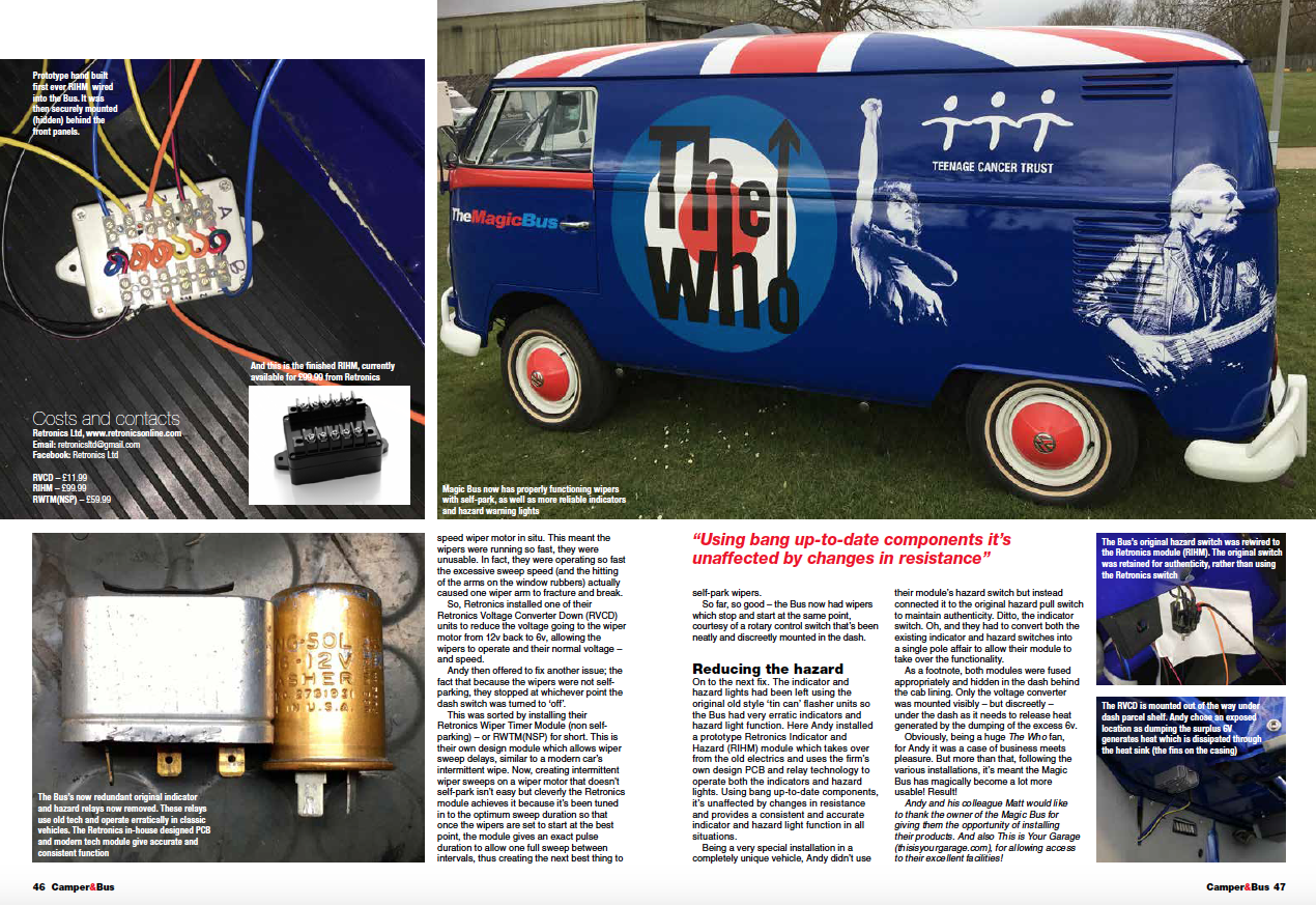 Indicator & Hazard Warning Light Kit for Classic Cars / Lucas DB10