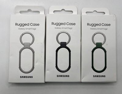 Authentic Samsung Galaxy SmartTag2 Rugged CASE Only - Black Or Gray Or Green