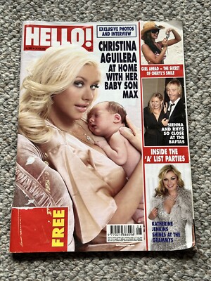 Christina Aguilera Hello! Magazine 26 Feb 2008 Extremely Rare! 