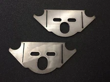 Flat Plates U-Bend style for 1.5" DOM Tubing  Upper Universal Air Ride