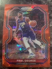 Paul George 2020-21 Panini-prizm Basketball Red Prizm #14