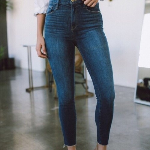 Frame Ali high rise cigarette leg jeans 