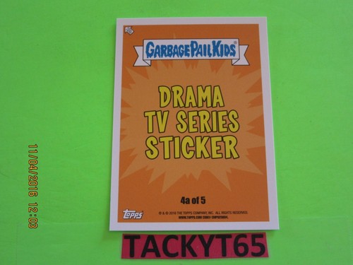 2016 GARBAGE PAIL KIDS TRASHY TV 2 SINGLE BASE CARD(S) NEW YOU CHOOSE - Picture 86 of 178