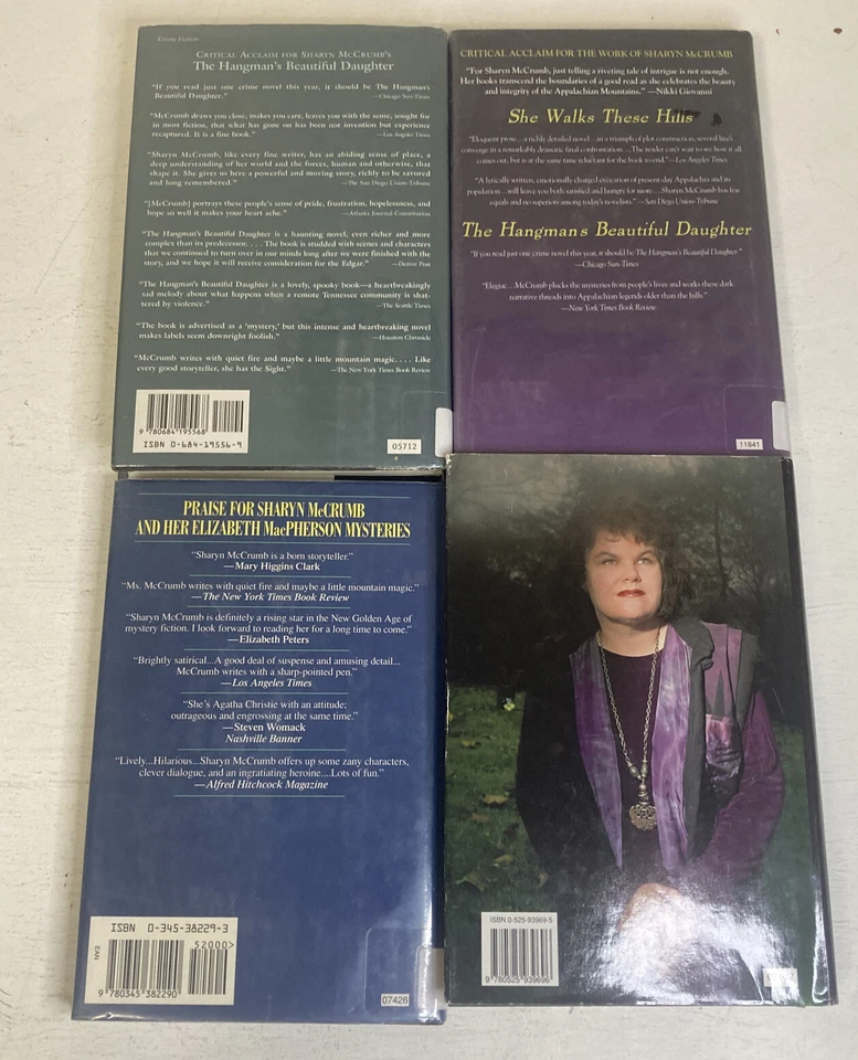 Lot Of 4 Sharyn McCrumb Hardcover Ex-Library Books: She Walks These Hills, The R - Image 2 of 4
