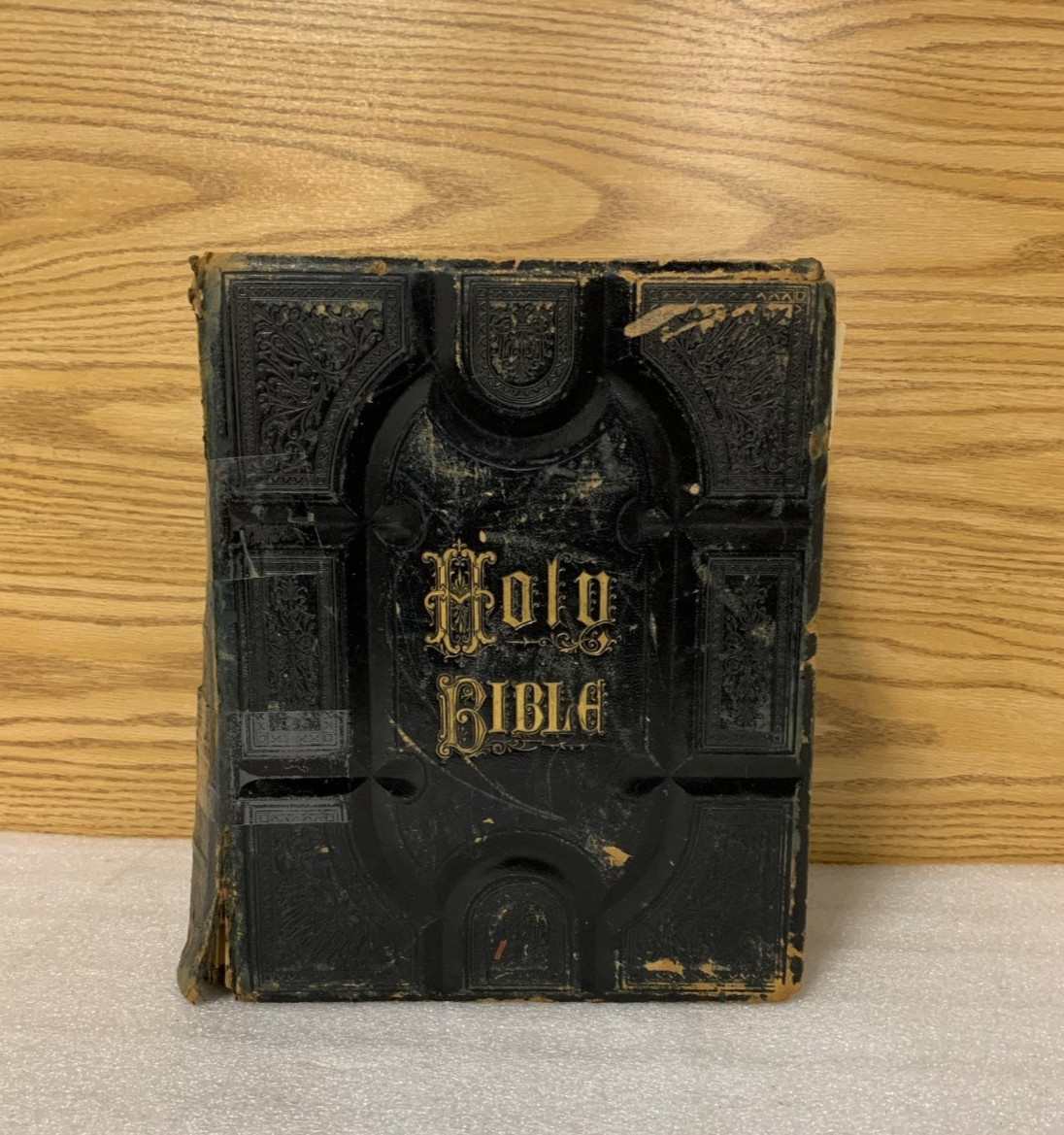Antique Holy Bible 1882 Old & New Testament Translated Crudens Complete Burrows