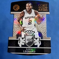 Basketball 2016-17 Panini Die Cut Coat Of Arms Kawhi Leonard # 17 Spurs.