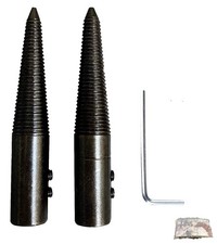 Tapered Spindle Threaded Adapter for Buffing Wheel Bench Grinder Tool Polishing