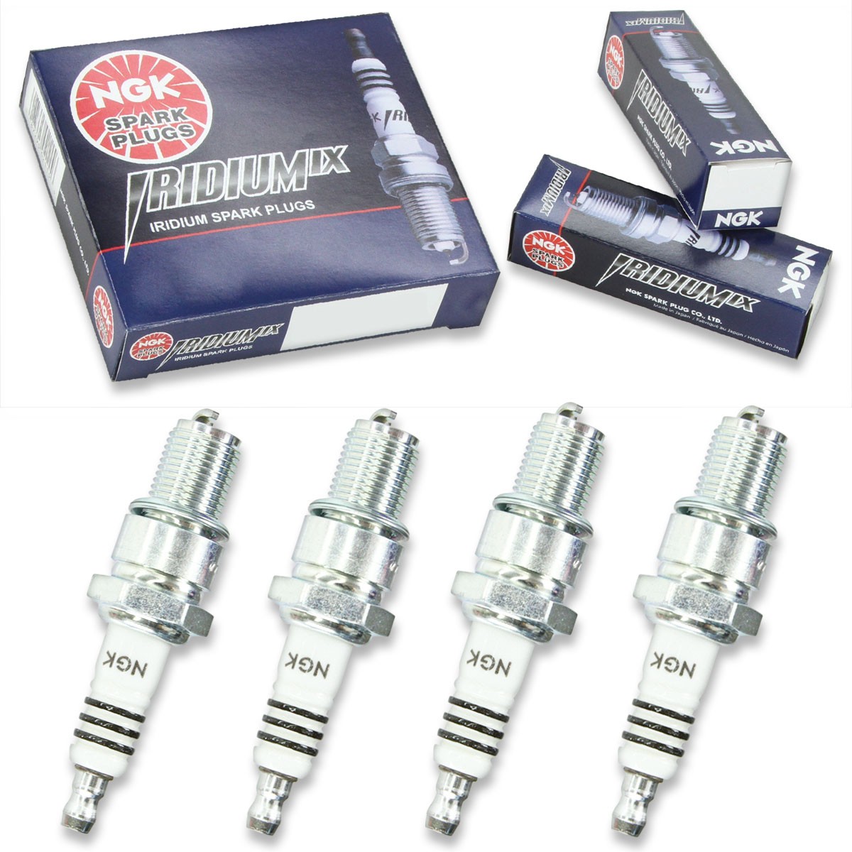 4 pcs NGK Iridium IX Spark Plugs for 1982-1984 Renault Fuego 1.6L L4 - ng