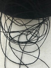 Spool Cone 2/30 Lace Peru Wool/Merino Baby Alpaca Yarn 2lb 4oz 1030gr Jet Black