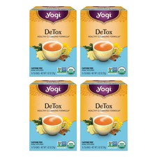 Yogi Organic DeTox Tea 16 Count Herbal Support for Digestion and Circulation