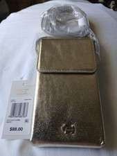 NWT Radley London Gold Crossbody Purse/Phone ...