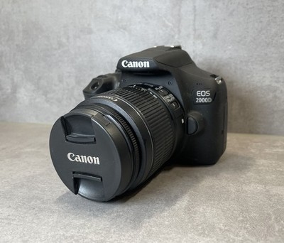 Canon EOS 2000D 24.1MP DSLR-Kamera | EF-S 18-55mm F/3,5-5,6 IS II  Top Zustand  