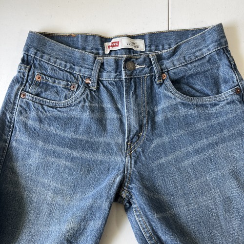 Levi's 550 Relaxed Denim Blue Jeans Boys Youth Size 16 REG 28x28 ~ 100% Cotton - Picture 5 of 17