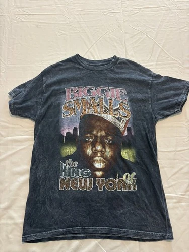 The Notorious B.I.G. Biggie Smalls T-Shirt Mens M Distressed Vintage vintage concert t-shirt, vintage, size M, single stitch, B+ condition