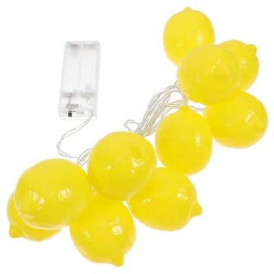  Lichterkette Zirtonen Zitrone Dekoration Partylichter Zitronendekor