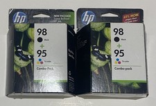 HP 98 Black/95 Tri-Color Ink Cartridges Pack 2 Pk NEW, SEALED Exp 05/06 2011