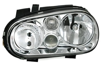 Scheinwerfer links für VW Golf 4 mit NSW 97-03 H3 H1 H7 Halogen + LWR Motor