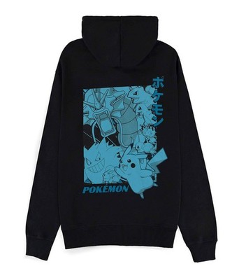 Pokémon Kapuzenjacke Group Hoodie Pikachu Gengar Gyarados Garados Eevee Evoli