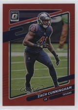 2021 Panini Donruss Optic Red Prizm 89/99 Zach Cunningham #105 16wm