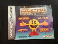 Pac-Man Collection GBA Insert Instructions Booklet Manual Only Ships Fast