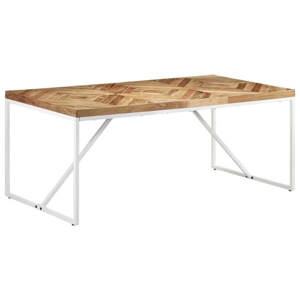 Esstisch 180X90X76 Cm Akazie Und Mango Massivholz-image