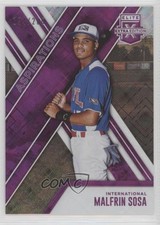 2017 Panini Elite Extra Edition Aspirations Purple 134/200 Malfrin Sosa #184 1s8