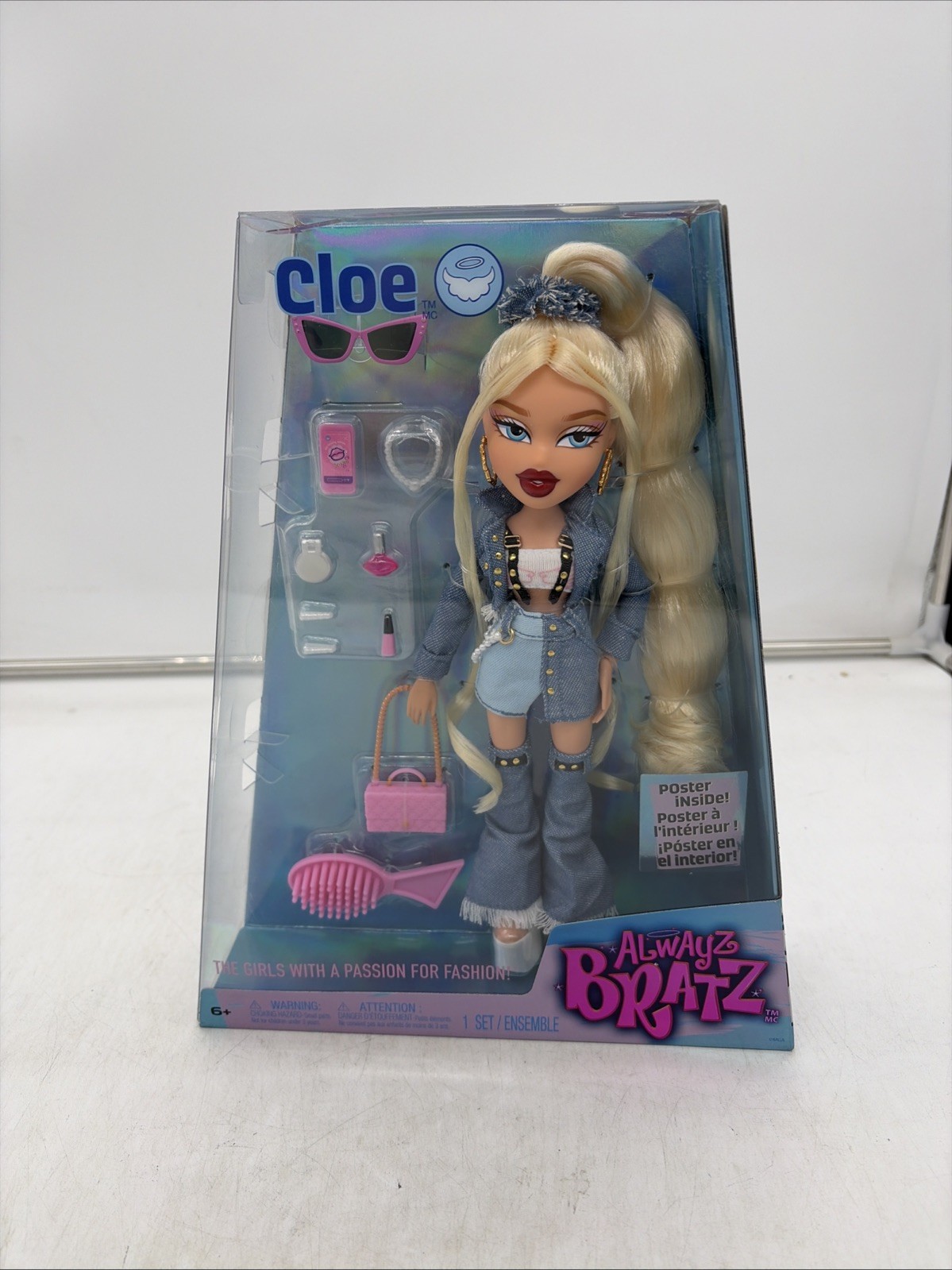 BRATZ ALWAYZ CLOE FASHION DOLL w/ ACCESSORIES BRAND NEW 6+ (