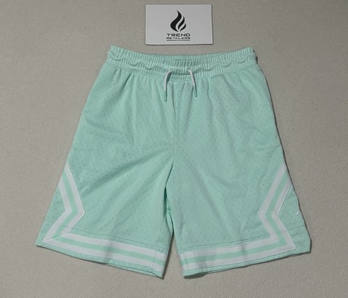 Nike Air Jordan Diamond Jumpman Mesh Shorts Mint Foam Green Size L 95B136-E6D - Picture 12 of 17