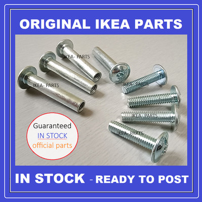 IKEA 100402 100644 PAX Rahmen Verbindung Schrauben & Gewinde x8 Teile (4 SÄTZE)