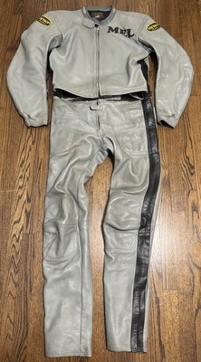 Vintage 80 s Vanson Leathers Leather Biker Coat Size Small