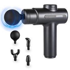 ZJKC Massage Gun Handheld Deep Tissue Percussion Muscle Massager With 8 Head