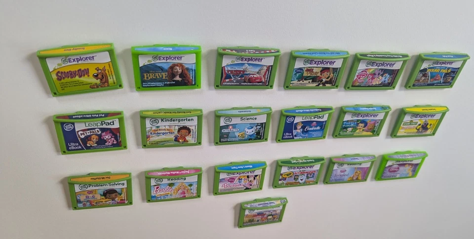 Leap Frog Leadpad 2,3, Ultra  Cartridges Lot 19 Total - Image 2 of 4